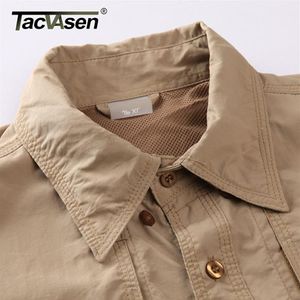 Tacvasen Men's Tactical Summer Lightweight Quick Drying Army Military Lengeve Outdoor Work Cargo Shirts 200925247X