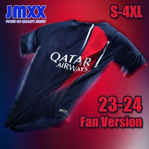 JMXX 23-24 Mbappe Soccer Jerseys Home Away Third PS G Ramos Asensio Hakimi Ugarte L.Kang Marquinhos Mens Uniforms Jersey Man Football Shirt 2023 2024 Fan Version 4xl