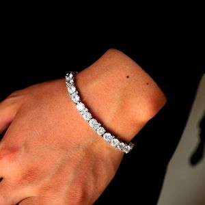 Helskuren Mens Tennis Armband Zirconia Triple Lock Hiphop Jewelry Cubic Luxury Crystal CZ Men Classic Charm Armband Gift223p