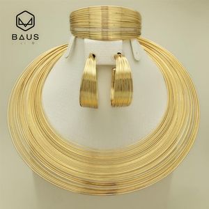 Baus eritrea dubai Arabic Gold Jewelry Set Ethiopian Gold Color Nigerian Wedding African Beads Jewelry Set Ethiopian2033