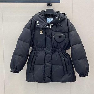 Kurtki damskie parkas 23ss puffer kurtka zamek błyskawiczny parka w dół płaszcz wiatrówki ciepłe swobodne top płaszcza rozmiar s-5xl di girl di gir303i