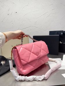 Umhängetasche, Luxus-Tasche, Designer-Taschen, Sling-Taschen für Damen, schwarz, rosa, grün, Handtasche, Damen-Umhängetasche, Marken-Klappe, Leder, Damen, Kette, CC-Brieftasche, Größe 26 cm, 30 cm