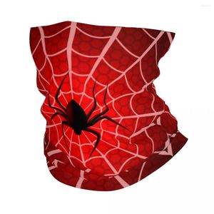 Bandanas Spider Web Bandana Neck Gaiter UV Ochrona twarz Salif Cover Men Men Kobiet Rurka na nakrywaczkach Balaclava