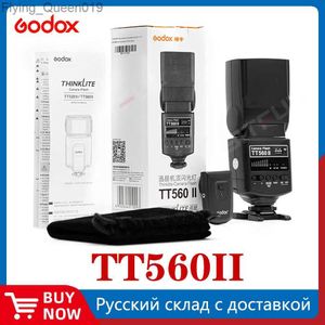 Flash Heads Godox TT560II GN38 BUDUMENT 433 MHz bezprzewodowa skrzynia biegów + kanały nadajnik + czarny torba flash dla wszystkich kamer DSLR YQ231005