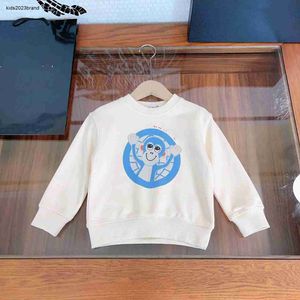 autumn kids Long sleeved sweater high quality sweatshirts for boy girl Size 100-160 CM Monkey print child pullover Oct05