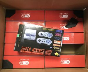 SUPER MININES Classic Edition Game Box Players Home Entertainment System TV Video Handheld Games Console SNES 638in 8 Bit Gaming 1999254