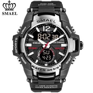 Smael Men Watches Fashion Sport Super Cool Quartz LED Digital Watch 50m Waterproof Wristwatch Men's Clock Relogio Masculino 2292V