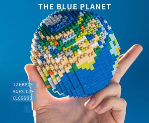 Montessori Toys Brick Builds Building Minifigurie Pixel Ziemia mikro cieśni swat buduj blok dla dorosłych zabawki 71043