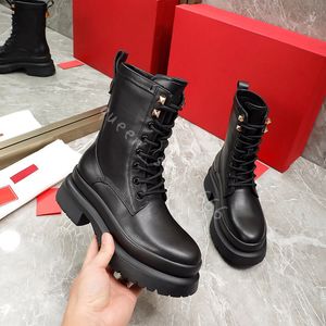 Martin botas designer mulheres doc martens sapatos ao ar livre rendas até tornozelo terra couro botas de combate plataforma calor versátil inverno neve grossa sola botas 35-40