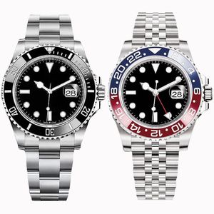 MENS Titta på AAA Quality Luxury Designer Submarine Watches 41mm svart automatisk mekanisk keramisk mode rostfritt stål vattentäta lysande safirklockor