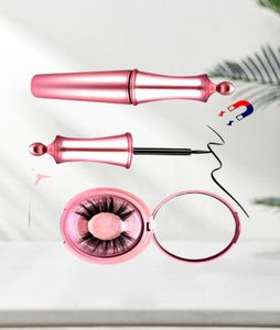 New Magnet Eyelashes Eyeliner Eyelash Curler Set Natural Long Magnetic False Eyelashes Tweezer Kit8952886