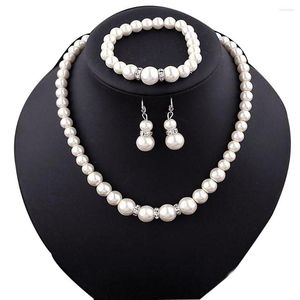 Chains Neck Necklace Jewelry Natural Set Pearl Fashion Earrings Freshwater Bracelet Necklaces Pendants
