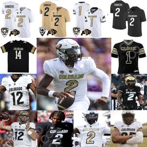 College Buffaloes Football Colorado NCAA Jerseys Shedeur Sanders Sy'veon Wilkerson Dylan Edwards Travis Hunter Anthony Hankerson Xavier