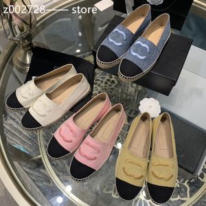 Marke Schuhe Designer Lazy Schuhe Echtes Leder Männer und Frauen Leinwand Schuhe Schiebe Hausschuhe Marke Bequeme Flache Unterseite Fischer Schuhe Kanal Designer Schuhe C