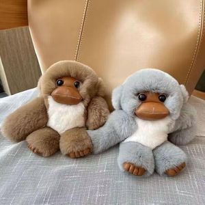 Keychains Little Monkey Pendant Plush Doll Bag Car