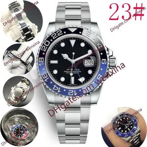 20 KVALITETSKAV 40 mm Batman Small Pointers Justerad separat 2813 Automatisk rostfritt stålklocka Montre de Luxe Waterproof Men294C