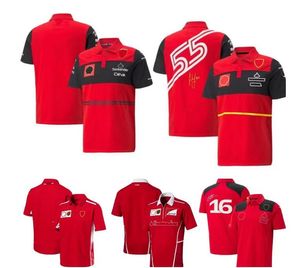 F1 레이싱 폴로 셔츠 여름 팀 짧은 슬리브 티셔츠 같은 스타일 맞춤