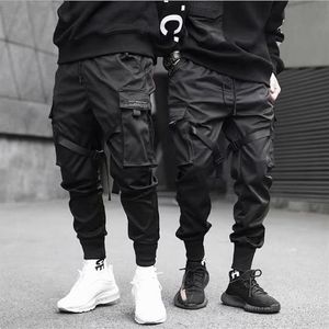 Concealer Trousers Spring Pants Multi-Pocket Casual Loose Trendy Brand Overalls Men212H