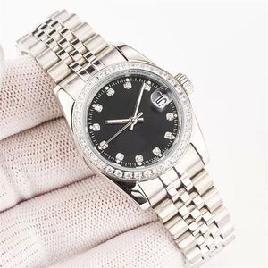 Relógio feminino automático diamante data automática relógios 904l aço inoxidável montre luxe 36 41mm resistente à água luminosa imitação suíça1931