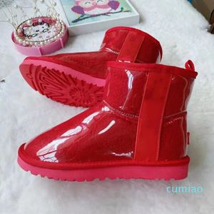 2023 Designer australien classique clair mini bottes australie femmes femmes hiver fourrure de neige filles à fourrure enfant satin botte cheville hommes chaussons neiges demi genou court03