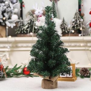 Christmas Decorations Festive Desktop Mini Tree Party Decor Durable Ornament With Beautiful Design For