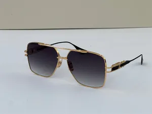 Luxury Brand Designer Solglasögon Mens kvinnor Retro Vintage Solglasögon Glasögon Man Fashion Metal Square Form Eyewear Gold Frame 159