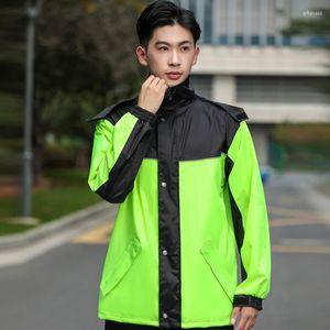 Raincoats Men And Women Rain Coat Fashion Camouflage Poncho Split Suit Cycling Raincoat Breathable Comfortable Clothing