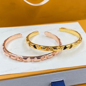 Designer-Armreif, Roségold/Gold 2-farbiges modisches Damenarmband, Geschenk
