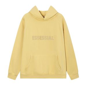 Fashion brand ESS design men's sweatshirt classic letters ironing casual loose thick long sleeve sports street youth hoodie women