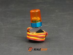 Scaleclub 1/14 Truck Engineering Vehicle Excavator Rotary Engineering Light Warning Light For Tamiya Lesu For Scania Man Actros