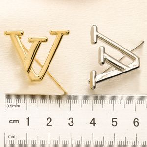 Designer-Broschen, Markenbrief mit Stempel, vergoldete Damen-Brosche, Charm-Anzug-Anstecknadel, Hochzeit, Party, Geschenke, Schmuck, Zubehör