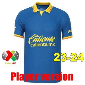 23 24 Club America Soccer Maglie Liga MX Henry J.Quinones D.Valdes 3rd A.Zendejas Fidalgo 2023 2024 a casa Terzo Maillot Fan Slim Player Versione 528