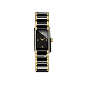 New fashion man watch quartz movement Ceramic watches for Female WOMEN wristwatch Diamonds Bezel rd12181t