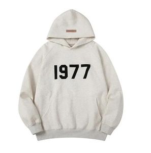 Ess 1977 Projektant Esen Hoodies Blue Men Esenta Pullover Blushirts Overized Odzież Jakość odzieży Męs