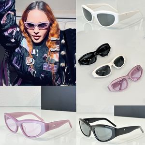 2023 Lady Ladies Retro Gözlük Kedi Göz Meydanı Tasarımı UV400 için kadın güneş gözlüğü için yeni tasarımcı güneş gözlüğü R.E.A.T ile Lens Estetik Gözlükleri Koru