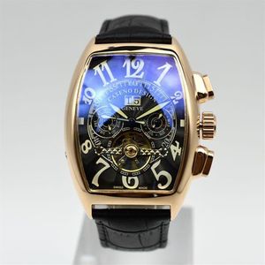 Мужские механические часы с турбийоном, роскошный лучший бренд CASENO, кожаный ремешок Daydate, автоматический скелетон, Прямая поставка, мужские часы, наручные часы206F