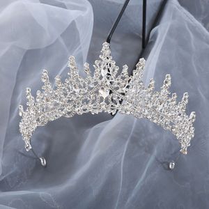 Bride Alloy Ornament Dress Hair Band Electroplated Crown Dinner Wedding Headwear