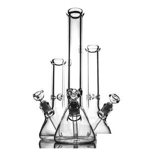 Rökande rör tunga 9 mm glas bong hopahs bäger bongs tjock elefant joint rakt med catcher klassisk vattendesigner drop del dhc74