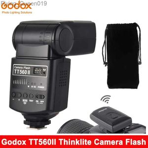 Flash Heads Godox TT560II Flash Thinklite Kamera Flash ile GN38 433MHz Pentax Olympus için Kablosuz Sinyal YQ231004