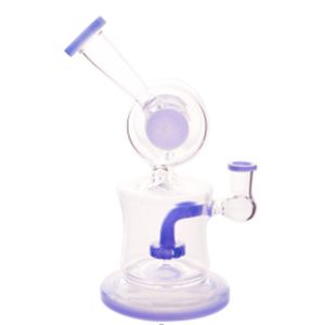 12,8 tum dab rigg färgglada tjocka glas bongs vattenpipa inline vattenrör gemensamma oljeriggar bong