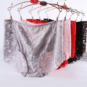 High Waist Panties for Women Underwear Plus Size Sexy Lace Panties Female Big Briefs Mesh Lingerie Xxxl 4XL332E