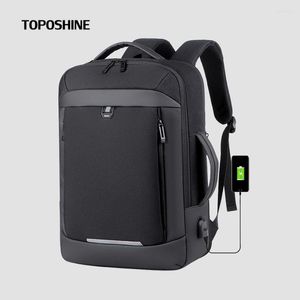 Backpack Toposhine Trend Men 2023 Durable Outdoor Hiking Sport Back Pack Male Waterproof Oxford Man Laptop Backbag Schoolbag