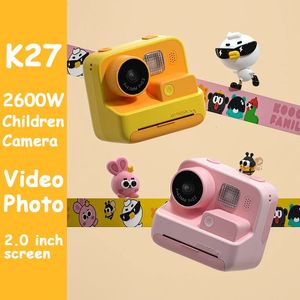 Fotocamere giocattolo Fotocamera istantanea per bambini Fotocamera per stampa 2.0 