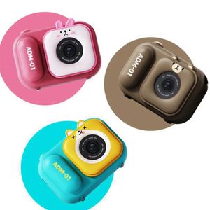 Toy Cameras Children Digital Camera 2.4 Inch Display Screen Outdoor Pography Toy Educational Cartoon Cute Camera for Baby Birthday Gift 230928
