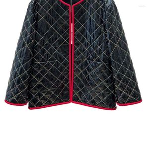 女性用ジャケット23Autumnシープスキンジャケット滑走路ヴィンテージ本物の革の長袖Oネックアウトウェアファッションコントラストカジュアルショート