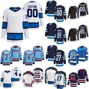 남자 아이들 여자 하키 81 Kyle Connor Jersey 44 Josh Morrissey 55 Mark Scheifele 27 Nikolaj Ehlers 17 Adam Lowry 4 Neal Pionk 91 Cole Perfetti 2 Dylan Demelo Stitched