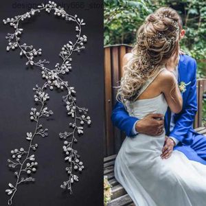 Akcesoria do włosów na nakrycia głowy Western Wedding Fashion HEDDRESS DO RĘKA MOREDMADEK WEDNIKOWE KRYTAL PERLL HAIR