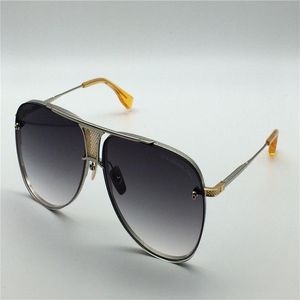 Солнцезащитные очки-пилоты для женщин и мужчин, золотистая матовая серебряная оправа, серые серебряные оттенки линз Sonnenbrille, 20th Anniversary Eyewere Sun Glass249c