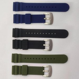 Titta på band 22mm Silicone Armband Band Rubber Diving Strap Accessories Tool Match Monster/SRPE Series/SBDC Series