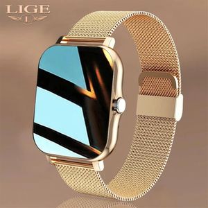 Lige 2021 Digital Watch Women Sport Männer Uhren Elektronische LED Ladies Armband Watch for Android iOS Fitness Clock Frauen Uhr 22021256V